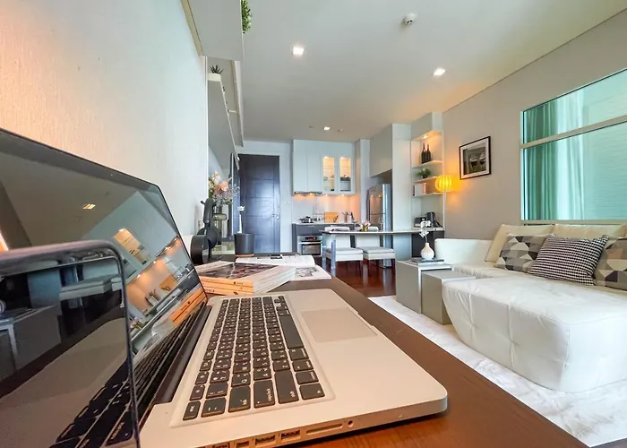 Апартаменты Near Bts Thong Lor L Workspace And Kitchen L Sontana *