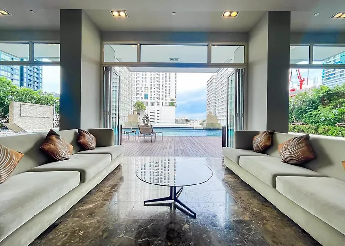 Апартаменты Near Bts Thong Lor L Workspace And Kitchen L Sontana Бангкок